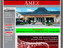 Tablet Screenshot of amexcenter.hu